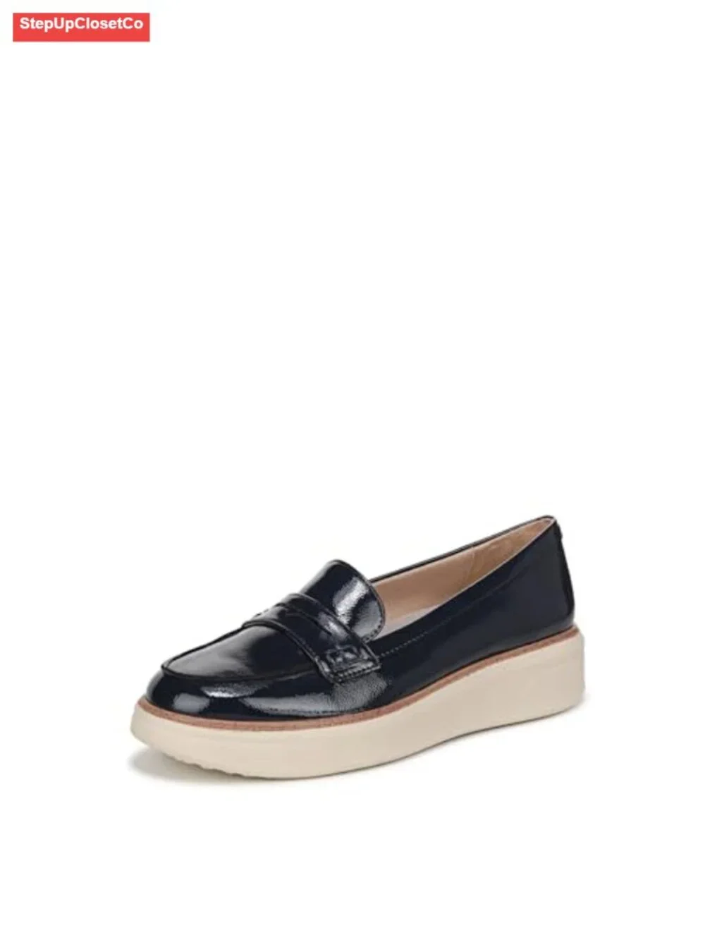 Women's Soft System Platform Loafers Comfort Slip-On Shoes